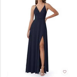 Dark Navy Size 4 Formal Dress